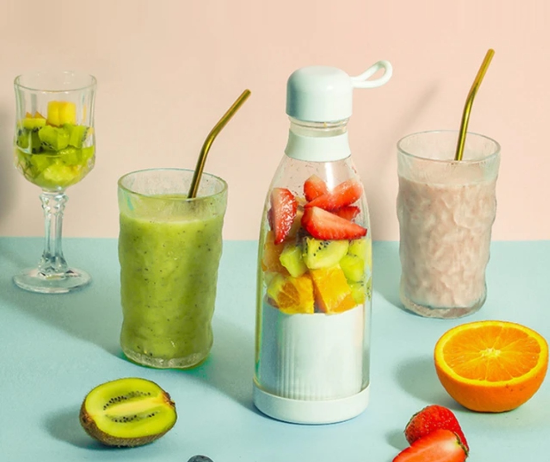 شیکر/مخلوط کن شارژی شیشه ای  قابل حمل سالیوان  مدل جی ۰۳۱۲ /Mini Juicer SaliOne   Model: AJL G0312